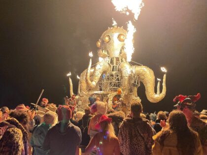 Burning Man Festival's pagan ceremony