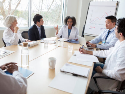 Doctors in meeting