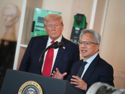 Donald Trump and Nvidia's Jensen Huang