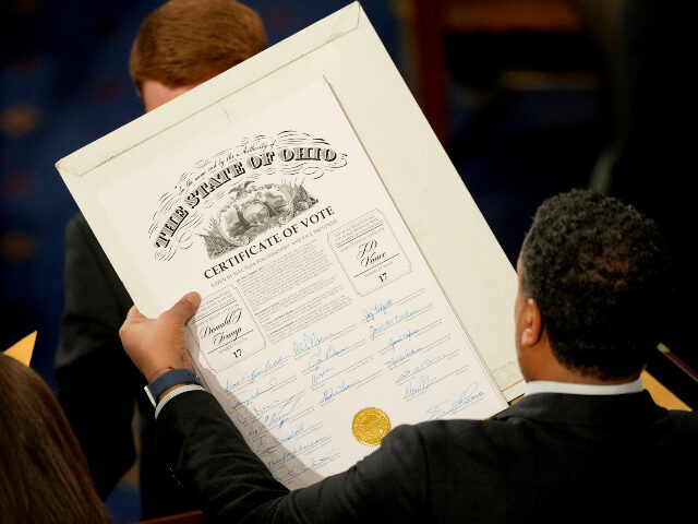 Electoral College vote certification Congressional aides sort through electoral votes during a joint session of Congress to cou