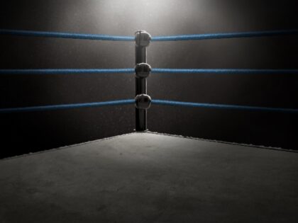 Professional boxing ring