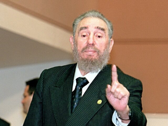 Fidel Castro bodyguard P 361115 011 16Nov99 Havana, Cuba Fidel Castro Addresses Youth Attendees Of The Ibero-Amer