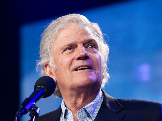 Franklin Graham Franklin Graham preaches on the stage during the Essen 2023 festival of Hope at Essen exhb