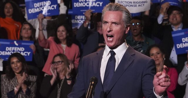 Angry Gavin Newsom Files FOIA Request on Border Patrol Raid Outside His Rally to Eliminate Republican Seats