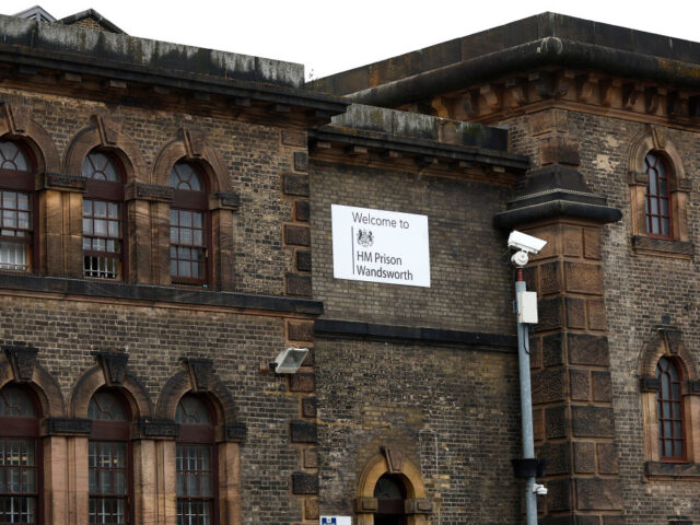 General Views Of HMP Wandsworth LONDON, ENGLAND - SEPTEMBER 12: The front entrance of HMP Wandsworth is seen on September