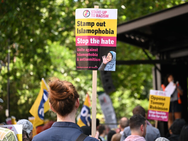 LONDON, UNITED KINGDOM - JULY 27: People gather to protest against discrimination, racism