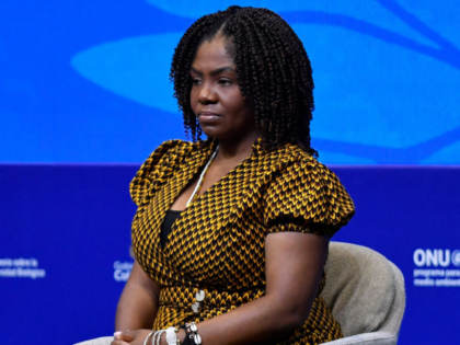 CALI, COLOMBIA - OCTOBER 29: Vice President Francia Márquez of Colombia attends during th
