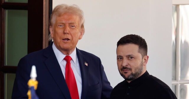Ball Now In Zelensky's Court Says Trump as Euro Leaders Arrive in D.C.