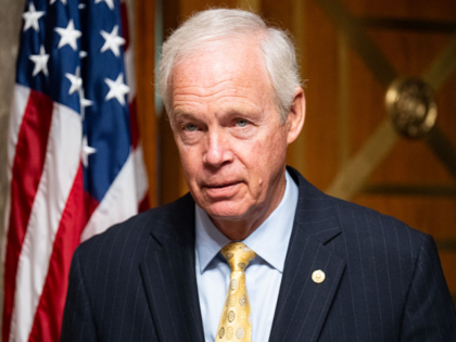 UNITED STATES - APRIL 3: Sen. Ron Johnson, R-Wisc., arrives for the Senate Homeland Securi