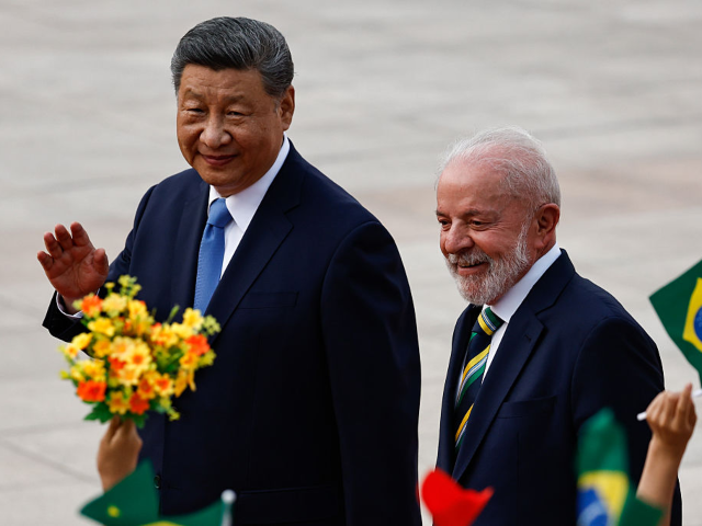 GettyImages-2214275012 BEIJING, CHINA - MAY 13: Chinese President Xi Jinping and Brazil's President Luiz Inacio L