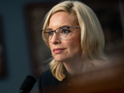 Representative Ashley Hinson, a Republican from Iowa, during a House Appropriations Subcom