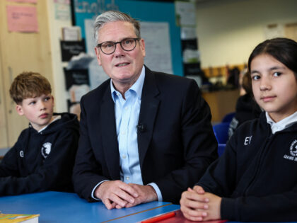 HARLOW, UNITED KINGDOM - JUNE 5: Britain's Prime Minister Keir Starmer visits Downs Primar