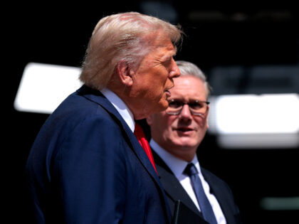 KANANASKIS, ALBERTA - JUNE 16: U.S. President Donald Trump and British Prime Minister Keir