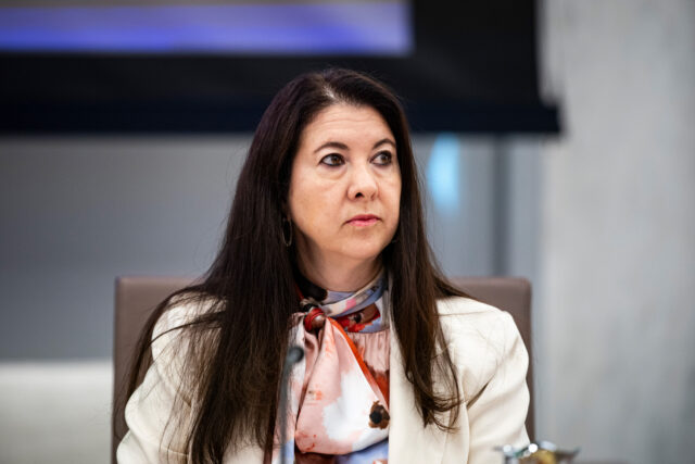 Adriana Kugler, governor of the US Federal Reserve, during the Federal Reserve Board open
