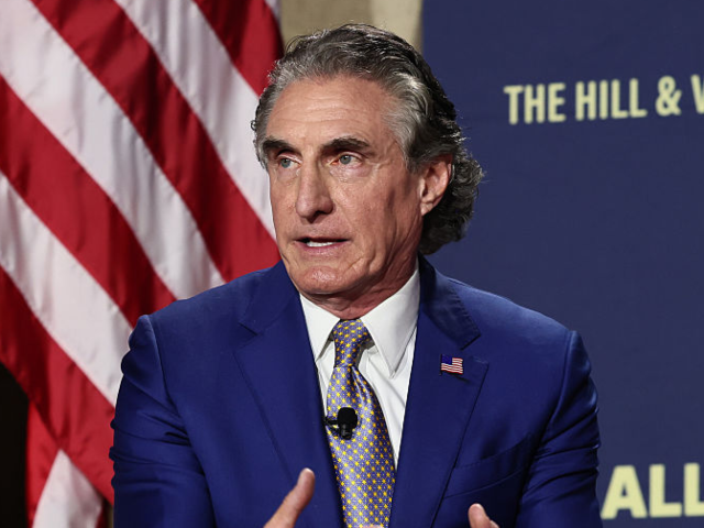 WASHINGTON, DC - JULY 23: Doug Burgum speaks onstage at the All-In and Hill & Valley Forum