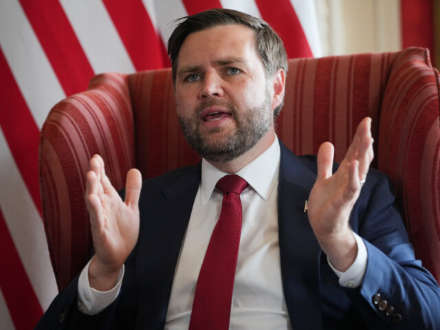 SEVENOAKS, ENGLAND - AUGUST 8: U.S. Vice President JD Vance speaks during a meeting with B