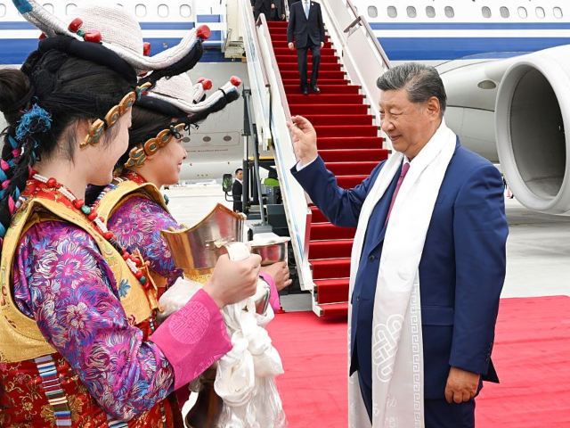 GettyImages-2230461380 Chinese President Xi Jinping, also general secretary of the Communist Party of China Centr