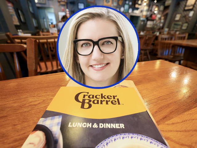 new Cracker Barrel logo - CEO Julie Felss Masino