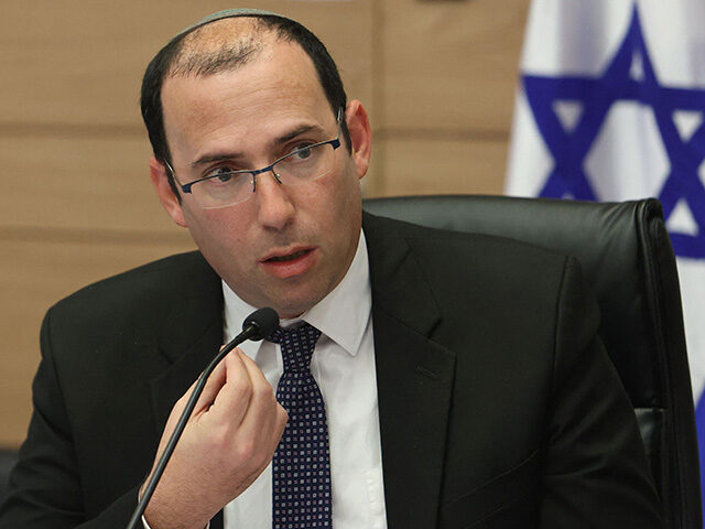 Israeli Member of Parliament (Knesset) Simcha Rothman of the Religious Zionist party chair