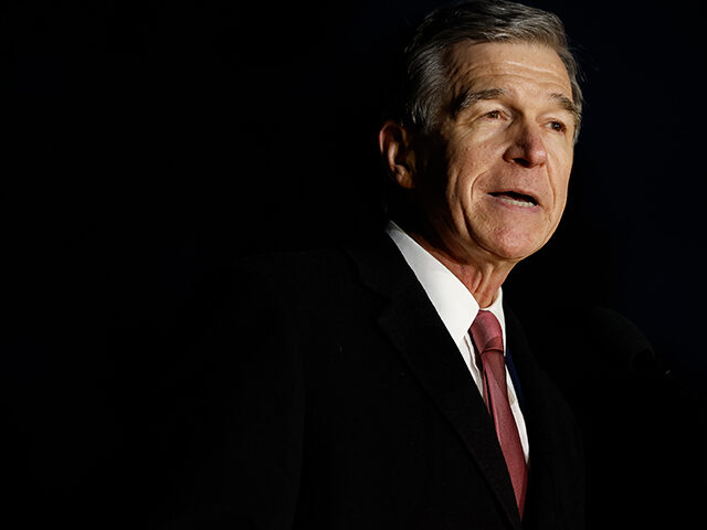 GettyImages1445571006 North Carolina Governor Roy Cooper speaks during the lighting ceremony for the U.S. Capito