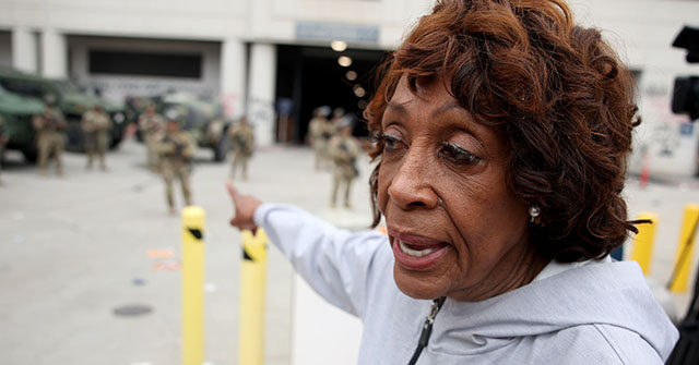 Maxine Waters Says Trump Leading U.S. into 'Civil War' for Cracking Down on Illegal Immigration