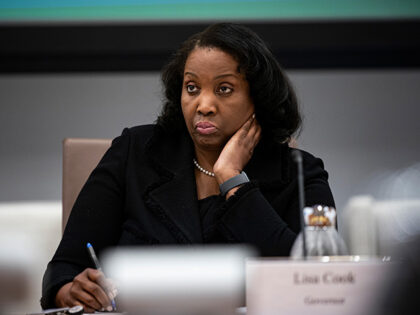 Lisa Cook, governor of the US Federal Reserve, during the Federal Reserve Board open meeti