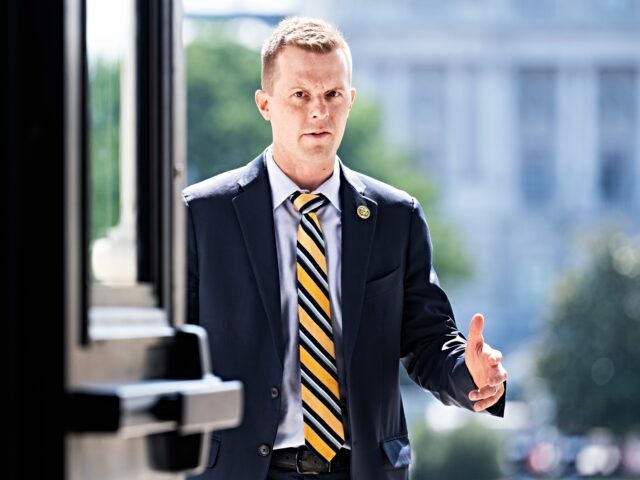UNITED STATES - JUNE 15: Rep. Jared Golden, D-Maine, arrives to the U.S. Capitol for the l