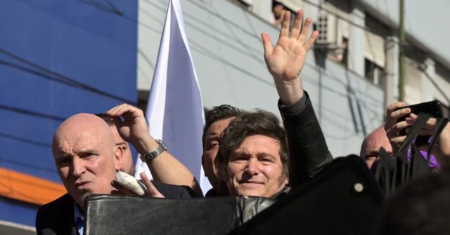Leftist Try to Stone Argentina's Javier Milei at Campaign Rally