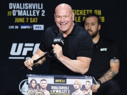 MIAMI, FLORIDA - APRIL 11: during the UFC 316 press conference at Kaseya Center on April