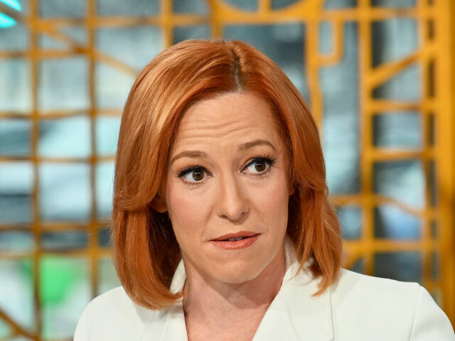 Jen Psaki Matt Gorman; Jen Psaki appear on "Meet the Press" in Washington D.C., Sunday, Fe