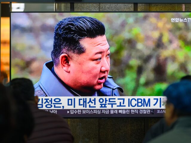 Kim Jong-un SEOUL, SOUTH KOREA - 2024/10/23: A 24-hour Yonhapnews TV broadcast at Yongsan Railway Stat