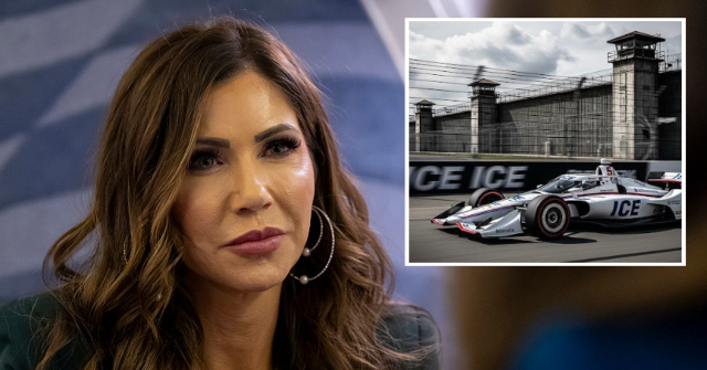 Kristi Noem Announces Latest Migrant Detention Center 'The Speedway Slammer'
