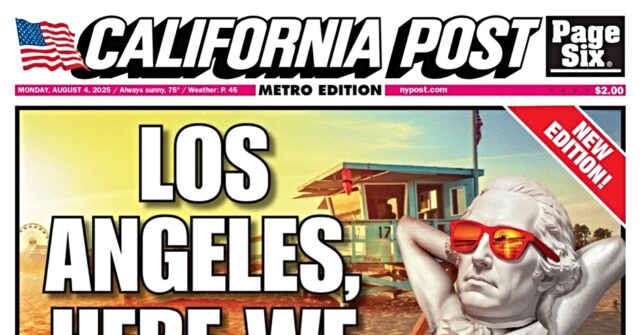 'New York Post' Going West with 'The California Post'