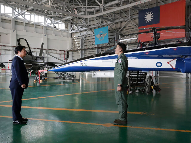 Lai Ching-te inspects Taiwanese Air Force installation Taiwan's President Lai Ching-te, left, listens to a briefing about a T-BE5A Brave Eag