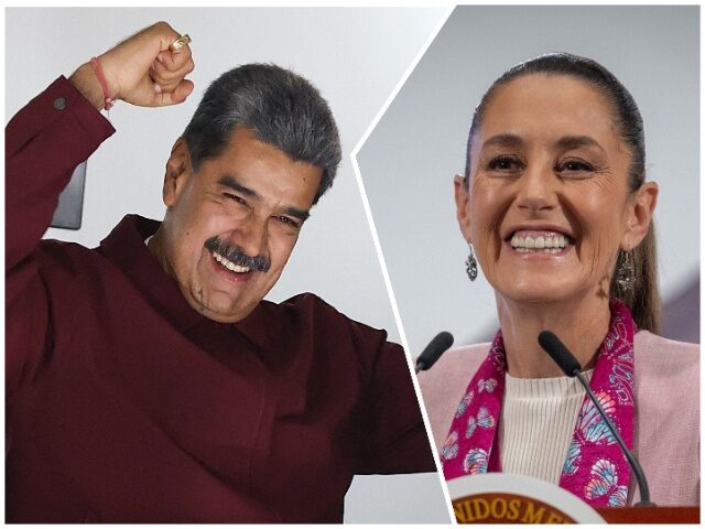 Venezuelan Dictator Maduro and Mexican President Sheinbaum (FILE: Getty Images)