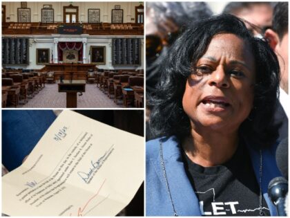 Texas Democrat Rep. Locks Self in House Chamber After Refusing Police Escort (Getty Images