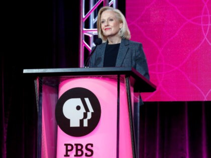 President and CEO Paula Kerger speaks at the PBS's Executive Session at the 2017 Tele