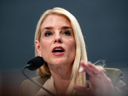 Pam Bondi, US attorney general, speaks during a House Appropriations Subcommittee on Comme
