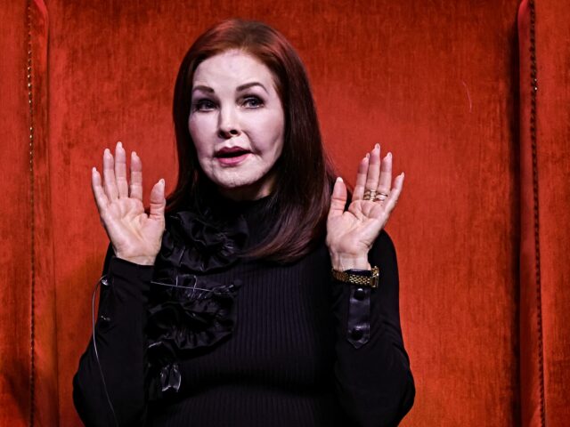 Priscilla Presley LAS VEGAS, NEVADA - NOVEMBER 15: Priscilla Presley speaks during "An Evening with Priscill