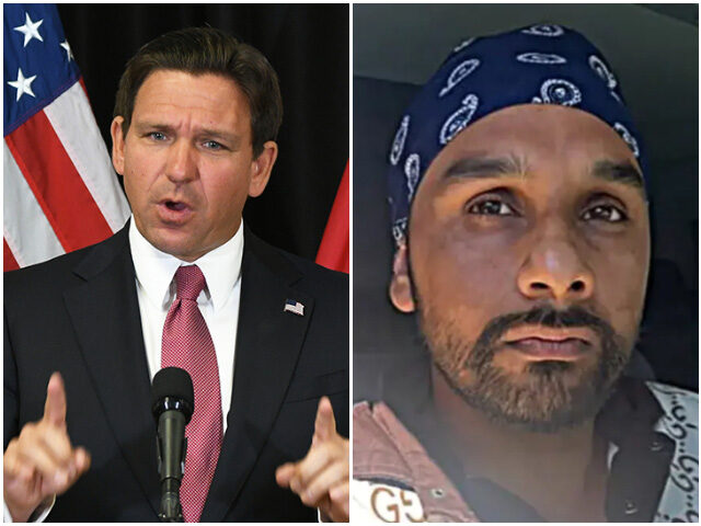 Ron DeSantis, Harjinder Singh Florida Gov. Ron DeSantis speaks at a press conference in Sanford, Florida where he signed