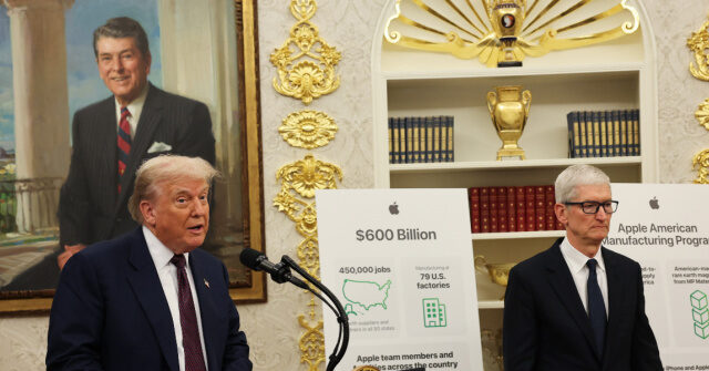 Trump and Tim Cook Announce $600 Billion Apple Investment in America