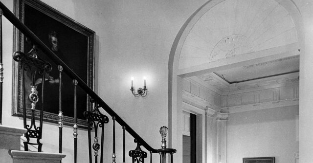 Report: President Trump Relegates Obama, Bush Portraits to WH Grand Stairwell
