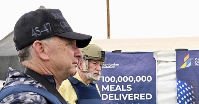 Witkoff, Huckabee Visit Gaza Humanitarian Foundation at 100 Million Meal Mark