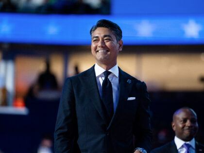 UNITED STATES - AUGUST 21: Aftab Pureval, mayor of Cincinnati, arrives to speak on the thi