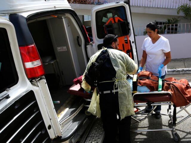 JAYUYA, PUERTO RICO--OCT. 4, 2017--Diabetic Brunilda Sovilaro, age 63, was found on the fl