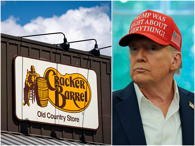 Trump Posts Cracker Barrel Meme of Him Posing as Uncle Herschel