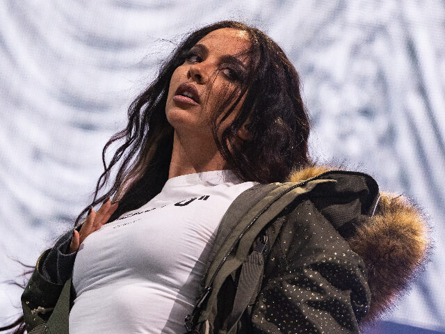 jade GLASTONBURY, ENGLAND - JUNE 28: Jade Thirwall performs on Woodsie stage during day four of