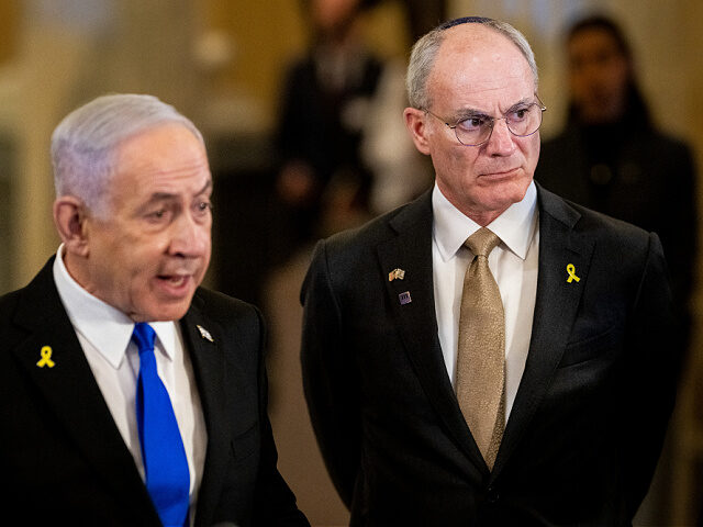 jul8-25-Benjamin-Netanyahu-Israel-Yechiel-Leiter-getty Qatar - Benjamin Netanyahu, Israel's prime minister, left, and Yechiel Leiter, Israel's am