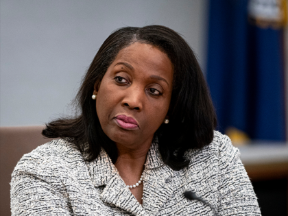 U.S. Federal Reserve Governor Lisa Cook attends a Fed Listens event in Washington, DC, on
