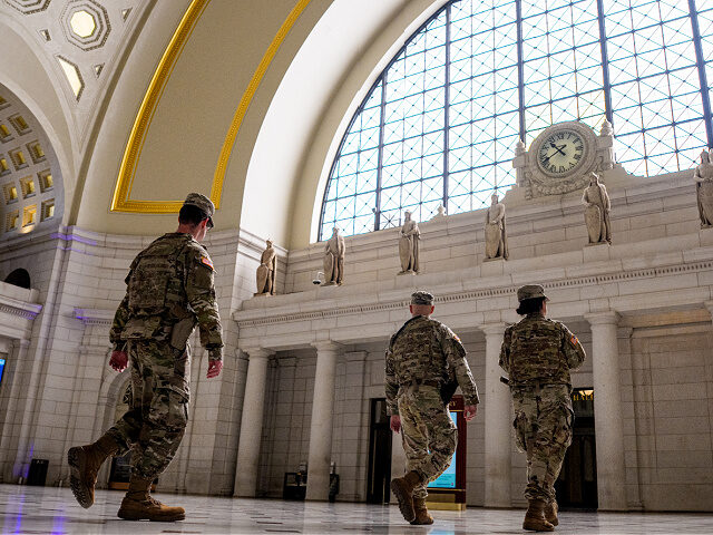 national-guardsmen-d-c-union-station-washington-2025-getty WASHINGTON, DC - AUGUST 27: Armed members of the National Guard patrol Union Station on Au